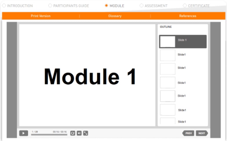 Course landing page Course landing page