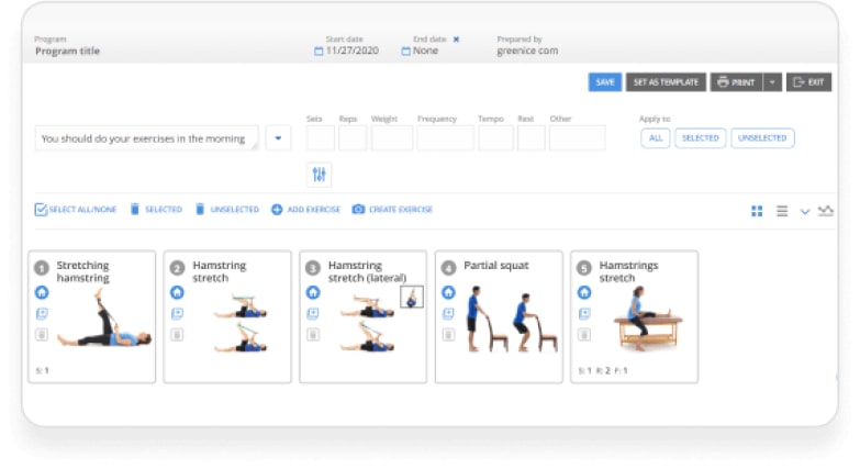 exercise program exercise program