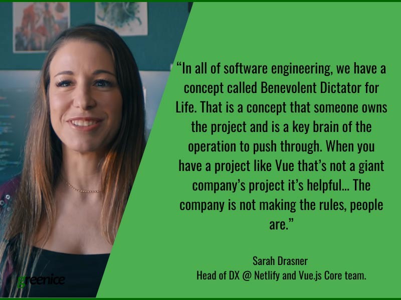 Sarah Drasner's quote Sarah Drasner's quote