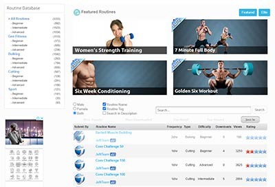 JEFIT, Search JEFIT, Search