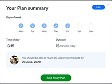 Busuu - Set Goals Busuu - Set Goals