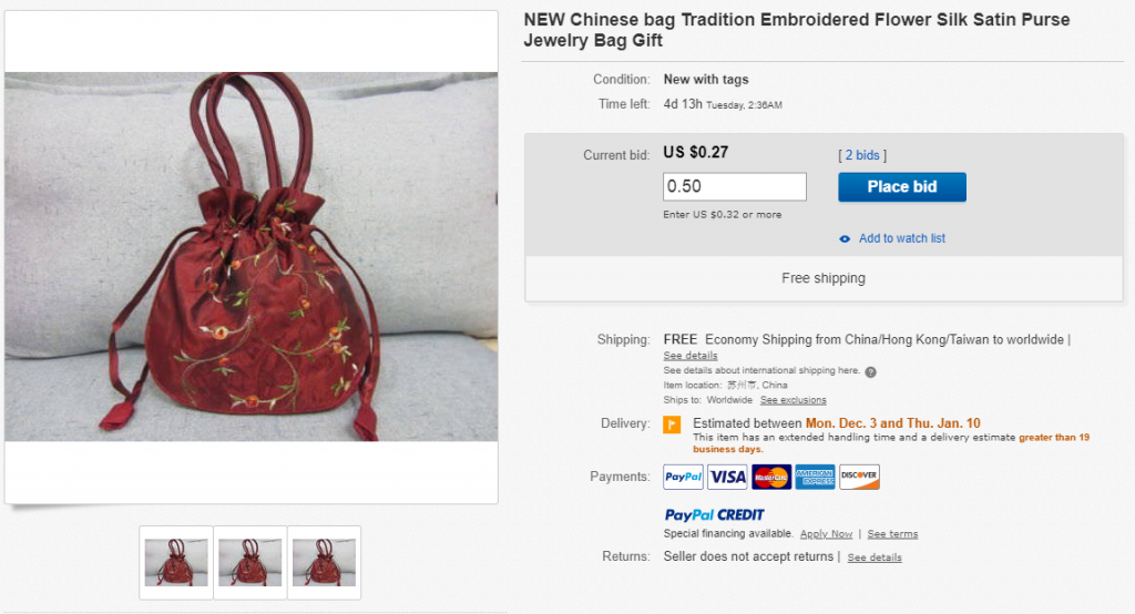 bidding on eBay bidding on eBay