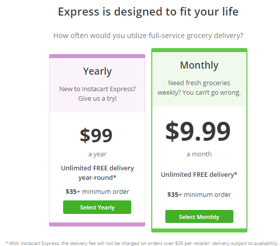 Instacart subscription Instacart subscription