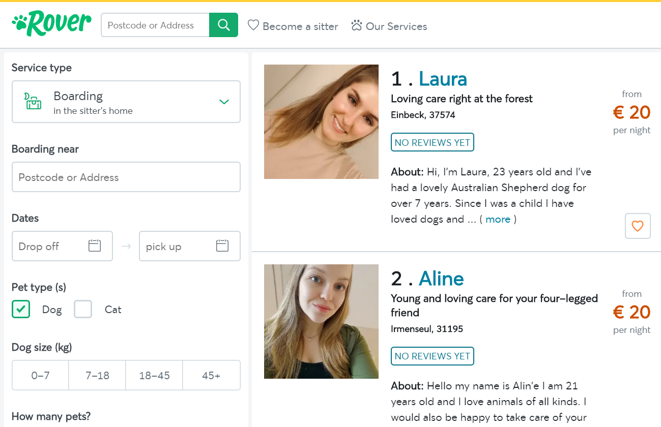 dog sitter website dog sitter website