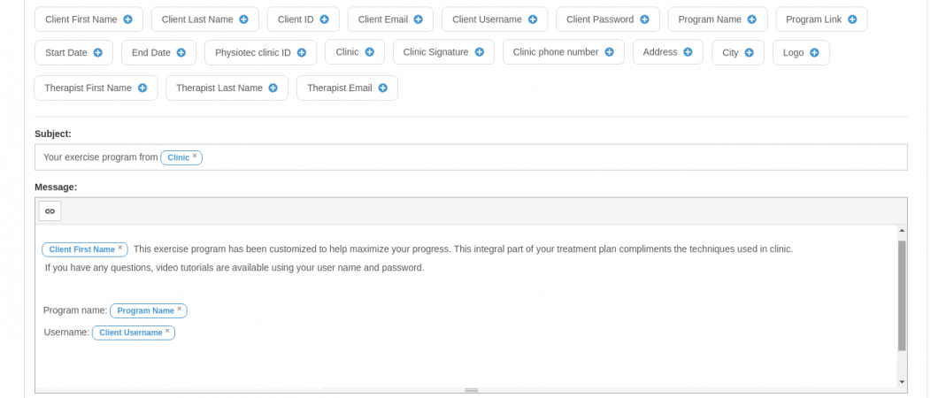 customization of emails customization of emails