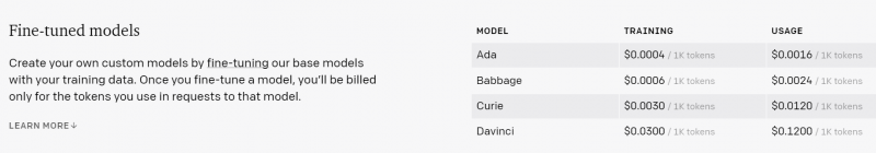 OpenAI fine-tuned models OpenAI fine-tuned models