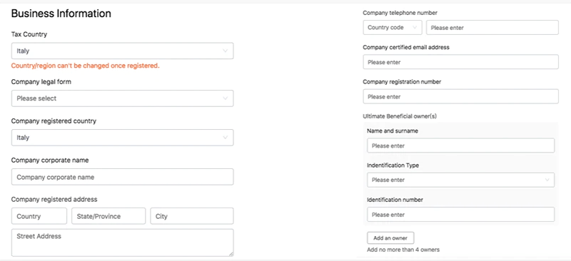 Alibaba registration Alibaba registration