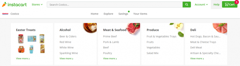 Instacart product search Instacart product search