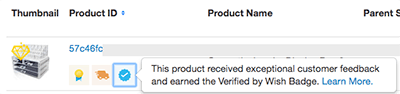 badge verified by wish badge verified by wish